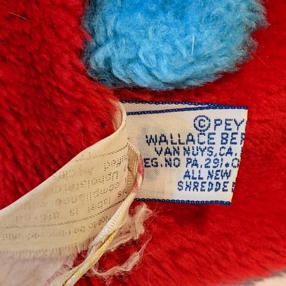 2/$20 Vintage Papa Smurf plush hand puppet 13” - Picture 6 of 8